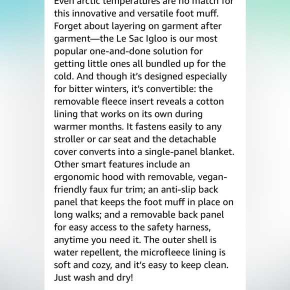 7AM LARGE INFANT LE SAC IGLOO - Picture 11 of 13